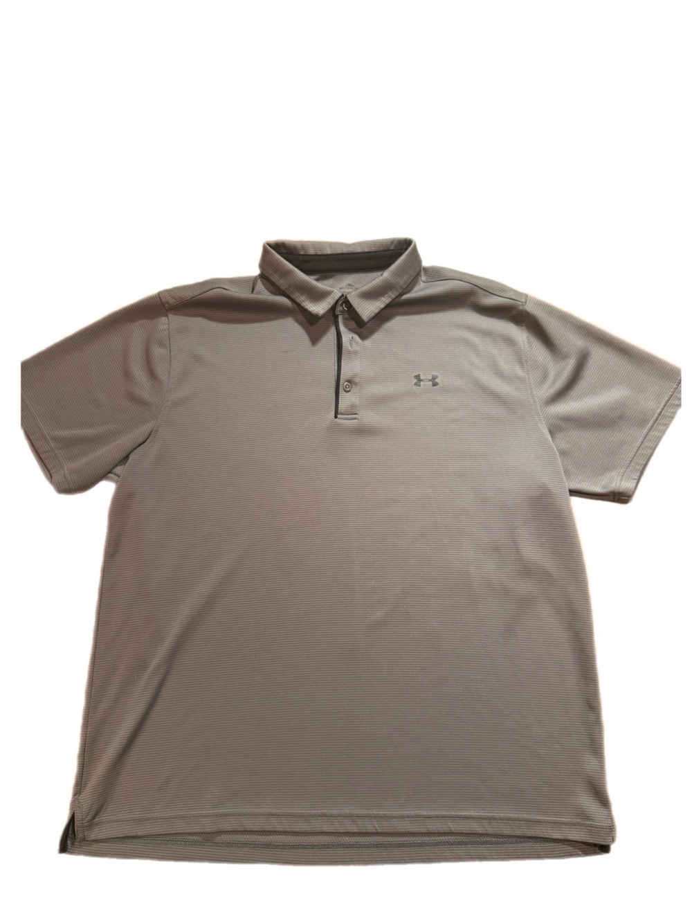 Under Armour Men's Polo Shirt in Gray size 2XL